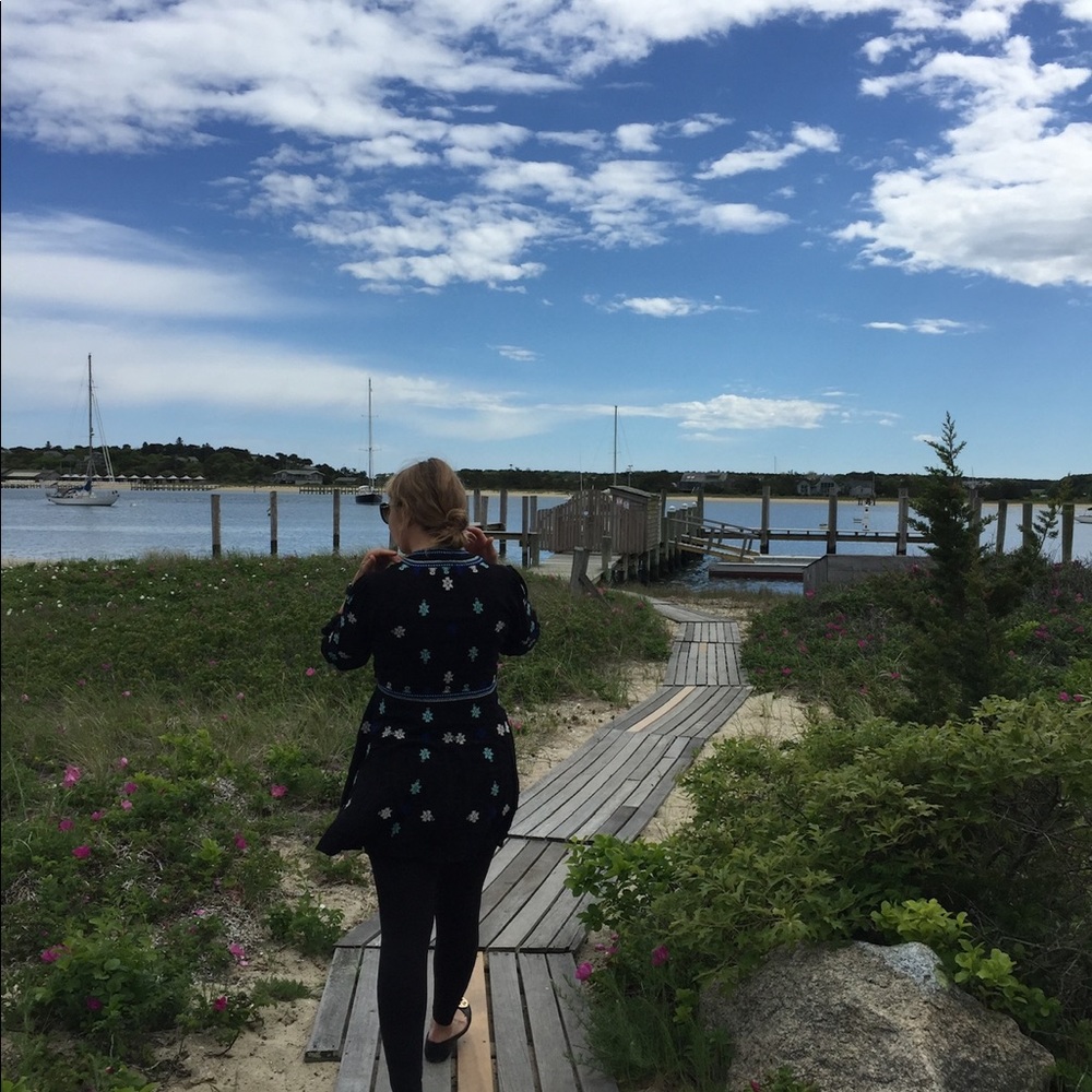 FreePeople mid-sleeve mini dress - Picture 2 of 4